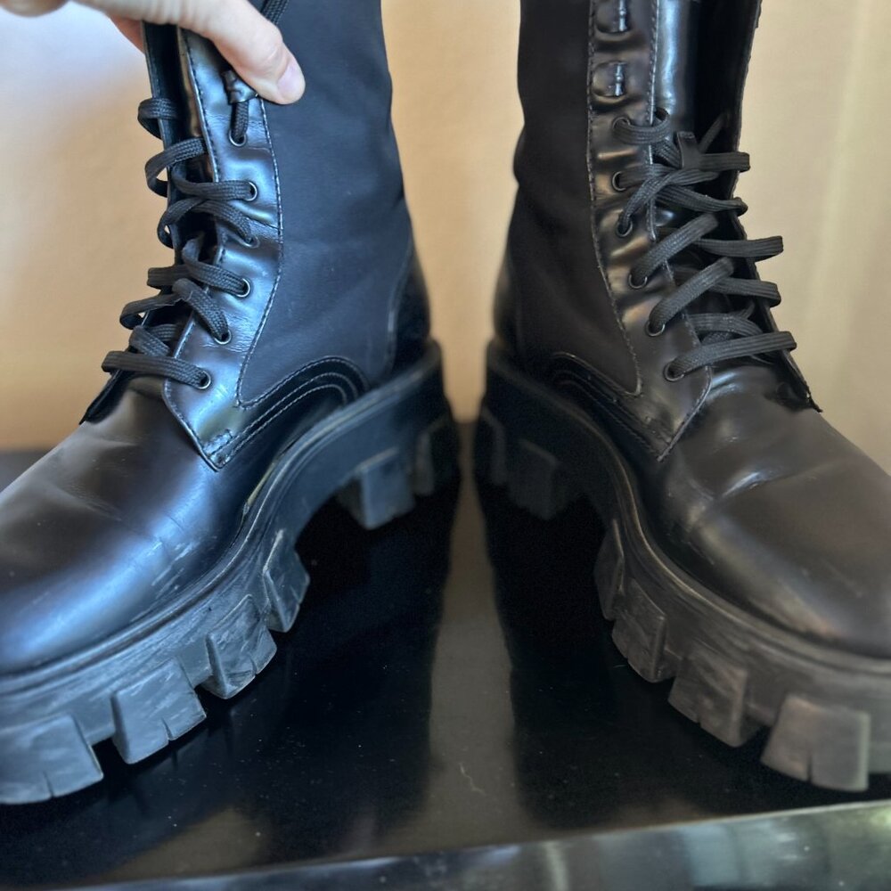 Prada lug sole combat boots - Picture 6 of 8